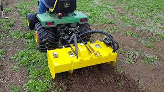 Deere model 30 hydraulic tiller [upl. by Medwin306]