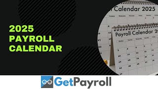 Never Miss a Deadline Again Grab Your FREE 2025 Payroll Calendar [upl. by Aicinod724]