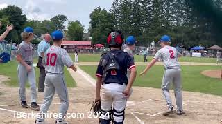 Wigglesworth 2Run Bomb Propels Pittsfield Little League [upl. by Ybrek]