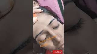 Ghane eyebrow banane ka aasan tarikaeyebrowthreading [upl. by Hayotal151]