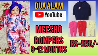 Meesho Baby Rompers Combo Pack [upl. by Brookes701]