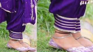 salwar poncha design no 2634 cutting and stitc salwar bottom [upl. by Nnael]