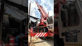 Crane crane machine automobile youtube heavydutymachinery shortsfeed viralshorts viralvideo [upl. by Reerg]