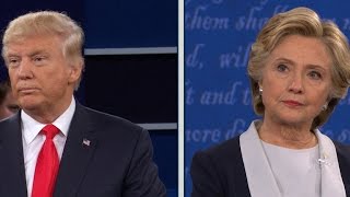 Trump and Clinton are asked to say something nice about each other [upl. by Win]