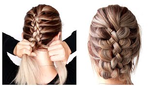 How To 5 Strand French Braid Step by Step For Beginners by Another Braid shorts [upl. by Gloriane395]