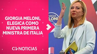 GIORGIA MELONIA elegida como PRIMERA MINISTRA La ultraderecha se impone en las elecciones en Italia [upl. by Nnadroj]