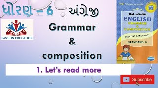 std 6 sem 2 English grammar and composition chepter 2 comprehension [upl. by Capwell]