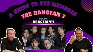 A Guide to BTS Members REACTION It made us very emotional Musicians React KPop [upl. by Clark]