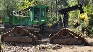 Log Skidder on Steel Tracks [upl. by Sibbie]