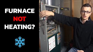 Furnace Not Blowing Hot Air  Easy Fix [upl. by Nicolis]