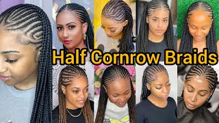 Super Cute Cornrow Braids Hairstyles  Straight Back Cornrow Braids  All back Cornrow Braids [upl. by Yt]