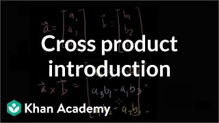 Cross product introduction  Vectors and spaces  Linear Algebra  Khan Academy [upl. by Moorefield119]