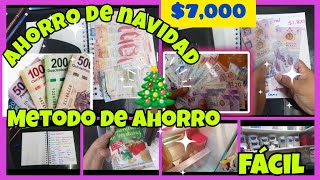 Ahorremos 7000💰para navidad🎄60 díasorganizando mi dinero✅ menú semanal 🍤 despensa 🥦🥑 [upl. by Primo]