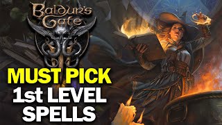 BALDURS GATE 3  Top 10 BEST 1st Level Spells in the Game MUST PICKS [upl. by Dorsy825]