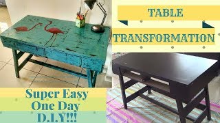 DIY  Super Easy Furniture Makeover with Chalk Paint No Sanding No Priming required [upl. by Kellie77]