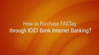 How to Buy FASTag Online on iMobile Pay app amp through Internet Banking [upl. by Cyrillus]