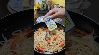 How to Cook Mackerel Pasta Pinoy Style [upl. by Ellekram]