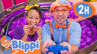 Blippi and Meekah Make Crayons  BEST OF BLIPPI TOYS  Educational Videos for Kids [upl. by Rema948]