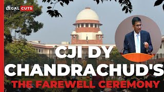 LIVE Outgoing CJI DY Chandrachuds speech at his farewell ceremony dychandrachud [upl. by Kimberley]