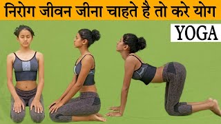 निरोग जीवन जीना चाहते हैं तो करे योग  YOGA [upl. by Netsrek623]