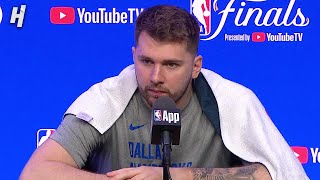 Luka Doncic previews Game 2 FULL Interview  2024 NBA Finals Media Day [upl. by Noreik]