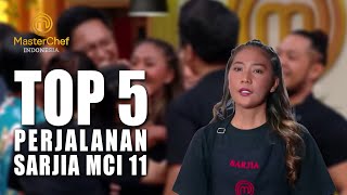 TOP 5 Lika Liku Perjalanan Sarjia Di Galeri MasterChef  BEST MOMEN  MASTERCHEF INDONESIA [upl. by Eekram414]