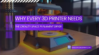 Creality Space PI Filament Dryer  Quick Review [upl. by Cammi178]