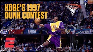 Kobe Bryant wins 1997 NBA Slam Dunk Contest as a rookie  NBA Highlights [upl. by Waal324]