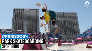 So how does Park Skateboarding work at the Olympics  Paris2024 [upl. by Nrobyalc516]