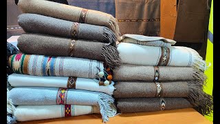 Handmade Swati Shawls Pakistan 2024  Men Winter Shawls  Gents Handmade Woolen Shawls [upl. by Annaer737]