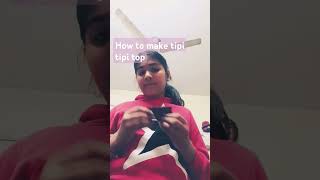 How to make tipi tipi top in shorts [upl. by Neeka]