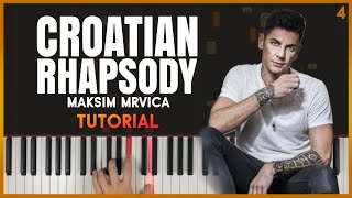 CROATIAN RHAPSODY by Maksim Mrvica  Piano Tutorial Part 1 [upl. by Seabrook]