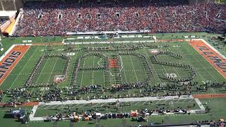 Marching Illini Halftime Pop Punk Show Dads Day  ILLINOIS vs Minnesota 11022024 [upl. by Enatan]