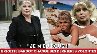 Brigitte Bardot change ses dernières volontés  et quelque chose a changé a lamadrague [upl. by Zolly611]