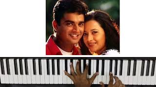 vaseegara song piano version  Minnale  Harris Jayaraj  Aravind Piano piano [upl. by Berger]