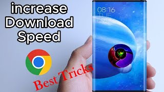 How to increase download speed in chrome android Android downloadingspeed [upl. by Neelsaj618]