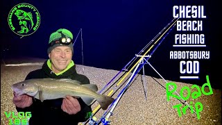 Sea Fishing Uk  Chesil Beach COD In The GUTTER  Abbotsbury Road Trip  Vlog185 [upl. by Anirehc]