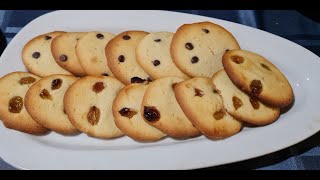 Recette  Palets de Dames aux Raisins et Pépites de Chocolat [upl. by Esimaj812]