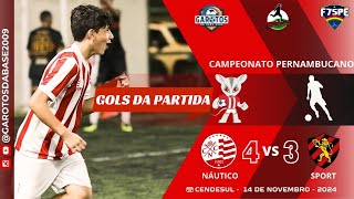 Gols da Partida  Náutico x Sport  9ª Rodada [upl. by Oijile881]