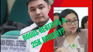 BOGUS RECEIPTS amp 25K BRIBERY [upl. by Urbani]