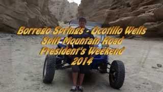 Split Mountain Ocotillo Wells Presidents Weekend Mid Travel Manx 2014 [upl. by Kcired]