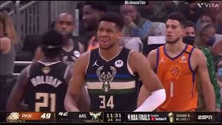 Giannis Antetokounmpo 50 points and TITLECLINCHER vs Suns MY COMMENTARY 😂😂😂😂 [upl. by Boony]