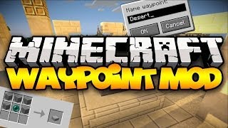 Minecraft WAYPOINTS Teleport Anywhere Anytime  Mod Showcase [upl. by Amick]