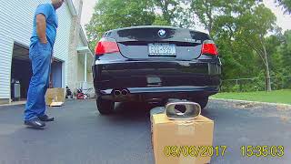 2007 BMW 525XI BORLA EXHAUST 1 [upl. by Lednek]