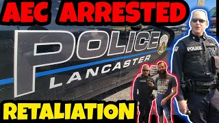 RETALIATION ARREST on AEC Richard Albert Badge 25 LANCASTER POLICE [upl. by Ahsienor]