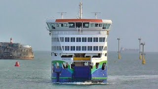 Wightlink Flagship  MV Victoria of Wight at Portsmouth [upl. by Mandle291]