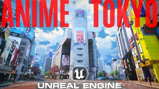 UE5 Anime Tokyo  Japanese City Early Showcase  Demo free download [upl. by Aurel]