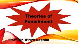 Theories of punishment [upl. by Adnar]