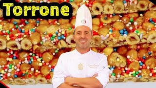 Torrone croccante napoletanoRicetta spettacolare fatta in casa a mano [upl. by Falcone]