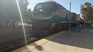 Metrolink Train 324 Upland To San Bernardino F125 928 And Hyundai Rotem Cab Car 670 1182024 [upl. by Malita]